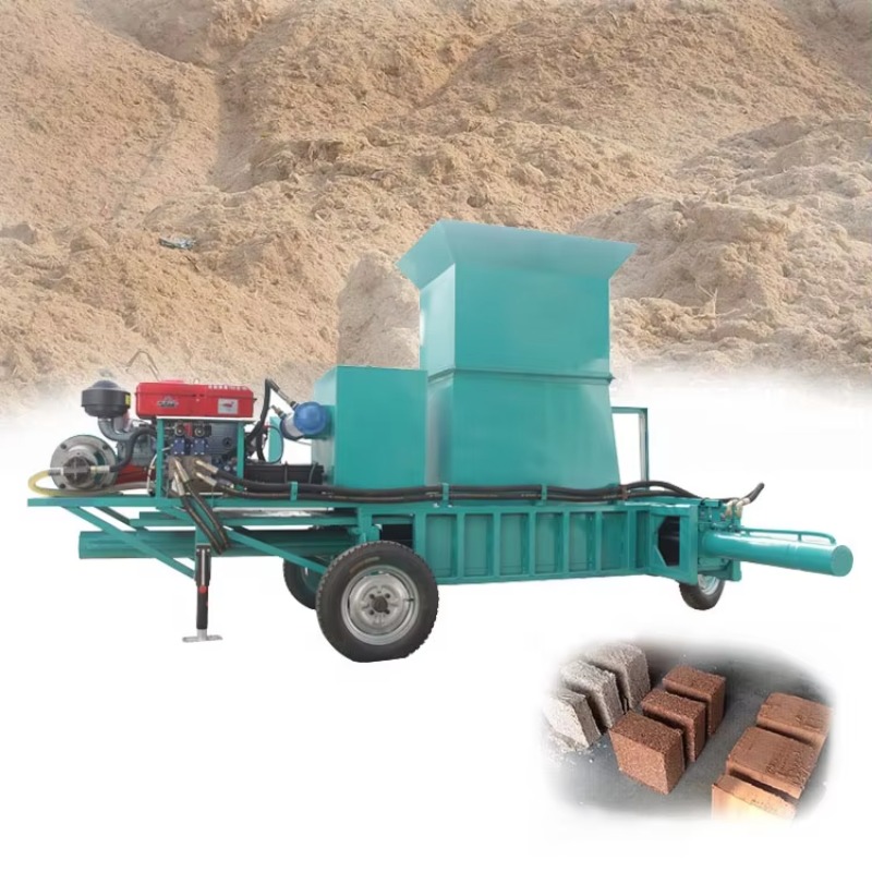Coco Coir Block - Mesin Pembuat Blok Sabut Kelapa Bertenaga